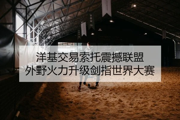 洋基交易索托震撼联盟 外野火力升级剑指世界大赛